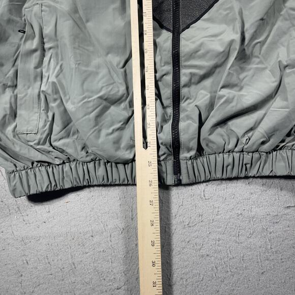 US Army Physical Fitness Uniform Jacket Mens Large Full Zip Nylon Windbreaker - Picture 5 of 8